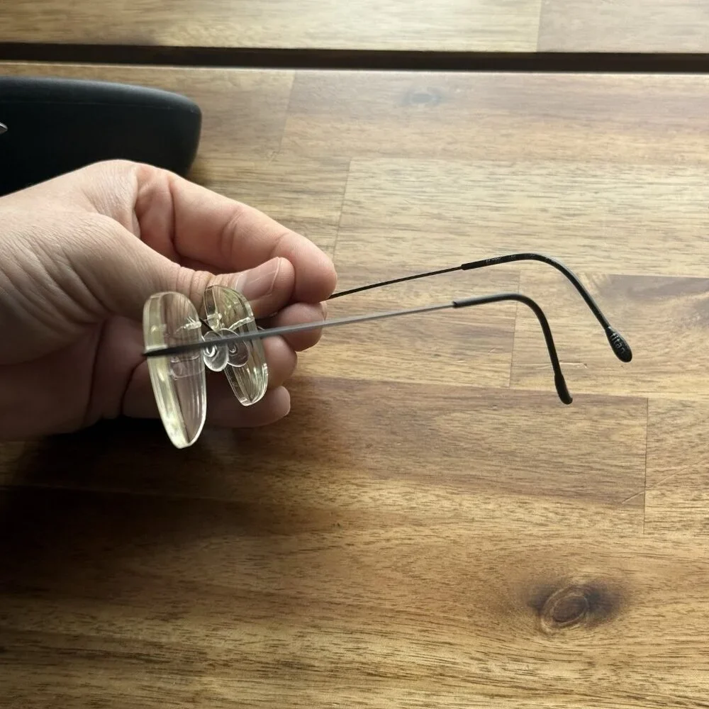 Silhouette Eyeglasses Mod 7395 Frameless Preowned AUTHENTIC TITAN Austria